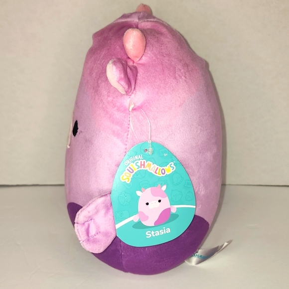 STASIA 🐮 Purple Sea Cow Original Squishmallow by Kelly Toy ☆》NWT《☆ - Picture 6 of 8